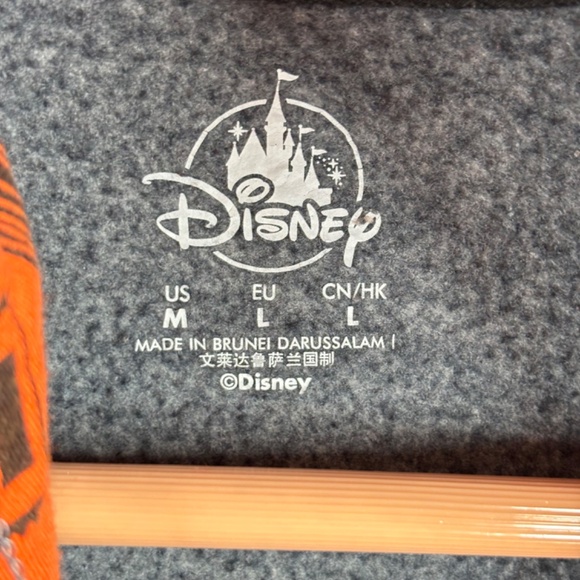 Disneyland Mickey Mouse Pumpkin Halloween Hoodie Adult M Embroidered 2020 Zip Up - Picture 7 of 12